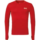 Select Kompressionsshirt langarm rot 140