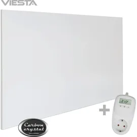 Viesta Infrarot Wandheizung mit Thermostat [inkl. TH10 thermostat] – Infrarotheizung Wandmontage Heizkörper – Carbon Crystal Infrarotheizung