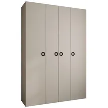 abiks möbel Drehtürenschrank COMO 170 x 245,5 x 40 cm Schwarz