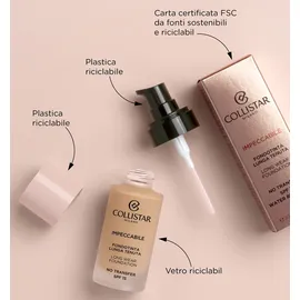 Collistar Impeccabile Long Wear Foundation LSF 15 sabbia 30 ml