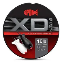 Spomb Xd Pro Geflochtene Schnur 300 m, - Grey - 0.180 mm,