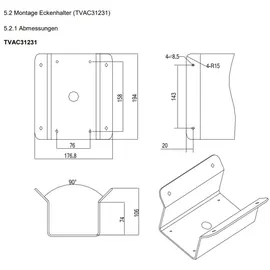ABUS Wandhalterung TVAC31231