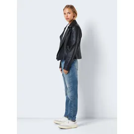 Noisy May NMRebel PU Jacket Frauen Kunstlederjacke schwarz (27000741)