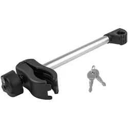 Eufab 11236, U-Schloss, Schwarz, Schlüssel, 31 mm, 500 g, 3 mm