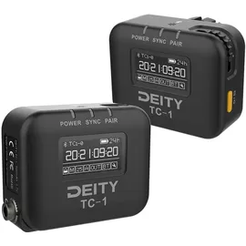 Deity TC-1 Timecode device Double Kit, 2 drahtlose Timecode-Boxen mit Ad.+Kabel