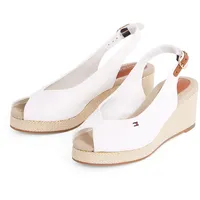 Tommy Hilfiger Flag Mid Wedge ESPAD Slin FW0FW08595YBL (40/ecru)