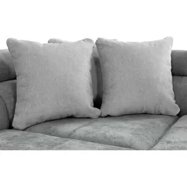Mirjan24 Ecksofa Cotere Cord, L-Form Eckcouch mit Schlaffunktion und Bettkasten (Farbe: Poso 110, Seite: Links) - Grau