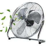 Echos 45 cm Bodenventilator Silber