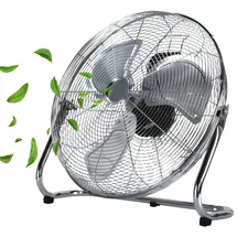 Echos 45 cm Bodenventilator Silber