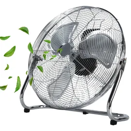 Echos 45 cm Bodenventilator Silber