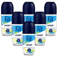Fa Deo Roll-On Sport - 6 Stück