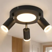 GBLY Deckenleuchte 3-flg. schwarz Metall