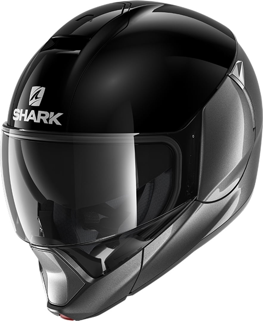 Shark Evojet Blank Dual helm, zwart-zilver, XS