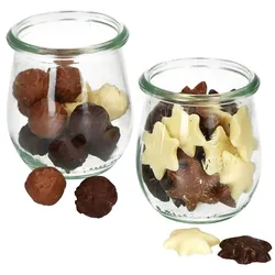 12er Set Weck Gläser 220 ml Tulpengläser incl. Diamant-Zucker Gelierzauber Rezeptheft