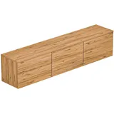HANAH Home Stylish TV Stand 160 x 35 x 32 cm Braun Spanplatte