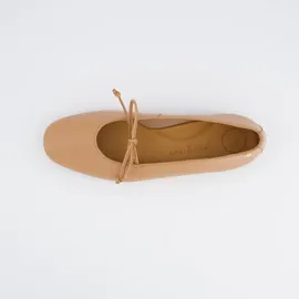 Paul Green Leder-Ballerinas in Beige / 40