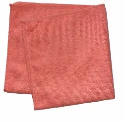 BASIC-LINE Microfasertuch ABL3838RO , 1 Packung = 10 Stück, 40 x 40 cm, rot/rosa/pink