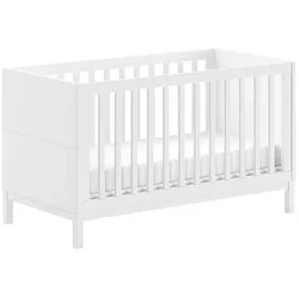 58 aufm Kessel 58aufmkessel Babybett, weiß Holz, 70x140 cm, Babymöbel, Babybetten, Gitterbett