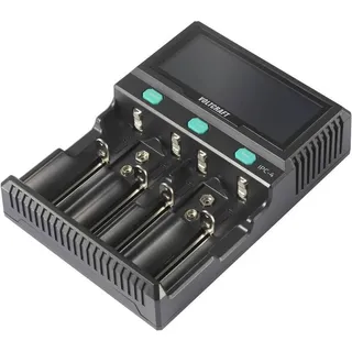 VOLTCRAFT IPC-4 Rundzellen-Ladegerät LiIon, LiFePO, NiMH, NiCd, LiFePO4 A, Mignon (AA), Micro (AAA)