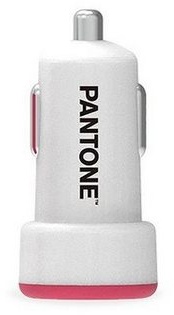 Pantone Universe PANTONE Auto Ladegerät pink 2.1A einfach unterwegs aufladen 2,1 A Smartphone-Kabel