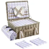 casa.pro Picknickkorb Bisceglie für 2 Personen Komplettset [casa.pro]
