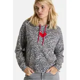 LIEBLINGSSTÜCK MioL Hoodie Anthrazit gemustert 4XL