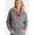 LIEBLINGSSTÜCK MioL Hoodie Anthrazit gemustert 4XL