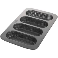 RBV Birkmann Backblech Baguette Edelstahl Schwarz