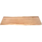 möbelliebling Tischplatte Baumkante Akazie Natur 200 x 60 cm