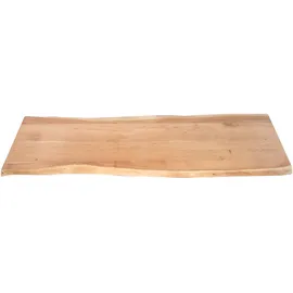 möbelliebling Tischplatte Baumkante Akazie Natur 200 x 60 cm