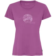 Vaude Cyclist V Damen Bikeshirt-Lila-36