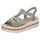 Rieker Keilsandalette Damen Schilfgrün 37