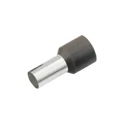 Aderendhülse Schwarz, 1,5mm¬≤ x 8mm CU-ETP DIN 13600 100st.