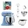 KitchenAid Artisan 5KSM175 Velvet Blue Glasset mit Glasschüssel