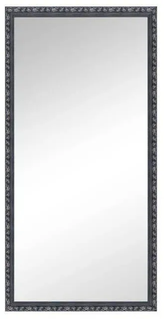 Wandspiegel in Schwarz/Silberfarben