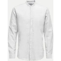 Only & Sons Langarmhemd Weiß XL