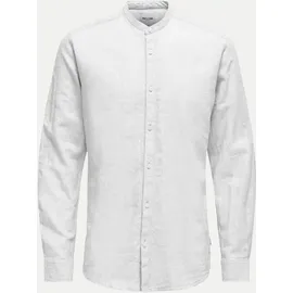Only & Sons Langarmhemd Weiß XL
