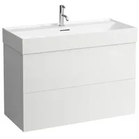 Laufen „Kartell“ Waschtischunterbau 985mm für Waschtisch H810337 × Kieselgrau