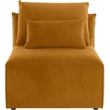 andas Sessel »Nöre«, Modul - zum Zusammenstellen; in vielen Bezugsqualitäten und Farben gelb