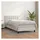 vidaXL Boxspringbett 90 x 200 cm Weiß
