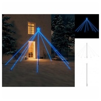 VidaXL Weihnachtsbaum-Lichterkette Indoor Outdoor 576 LEDs Blau 3,6 m