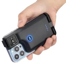 Barcode Scanner 0013 1D 2D QR Tragbarer Rückclip Wireless Drahtlos Bluetooth für Smartphone  1 Stück