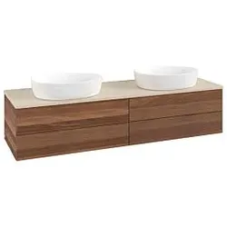 Villeroy & Boch Antao Waschtischunterschrank 1600x360x500mm K28113HM mit Struktur FK/AP: HM/3