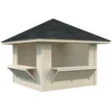 Palmako Marktstand Bianca Set105 Transparent Tauchgrundiert 300 cm x 300 cm FSC®