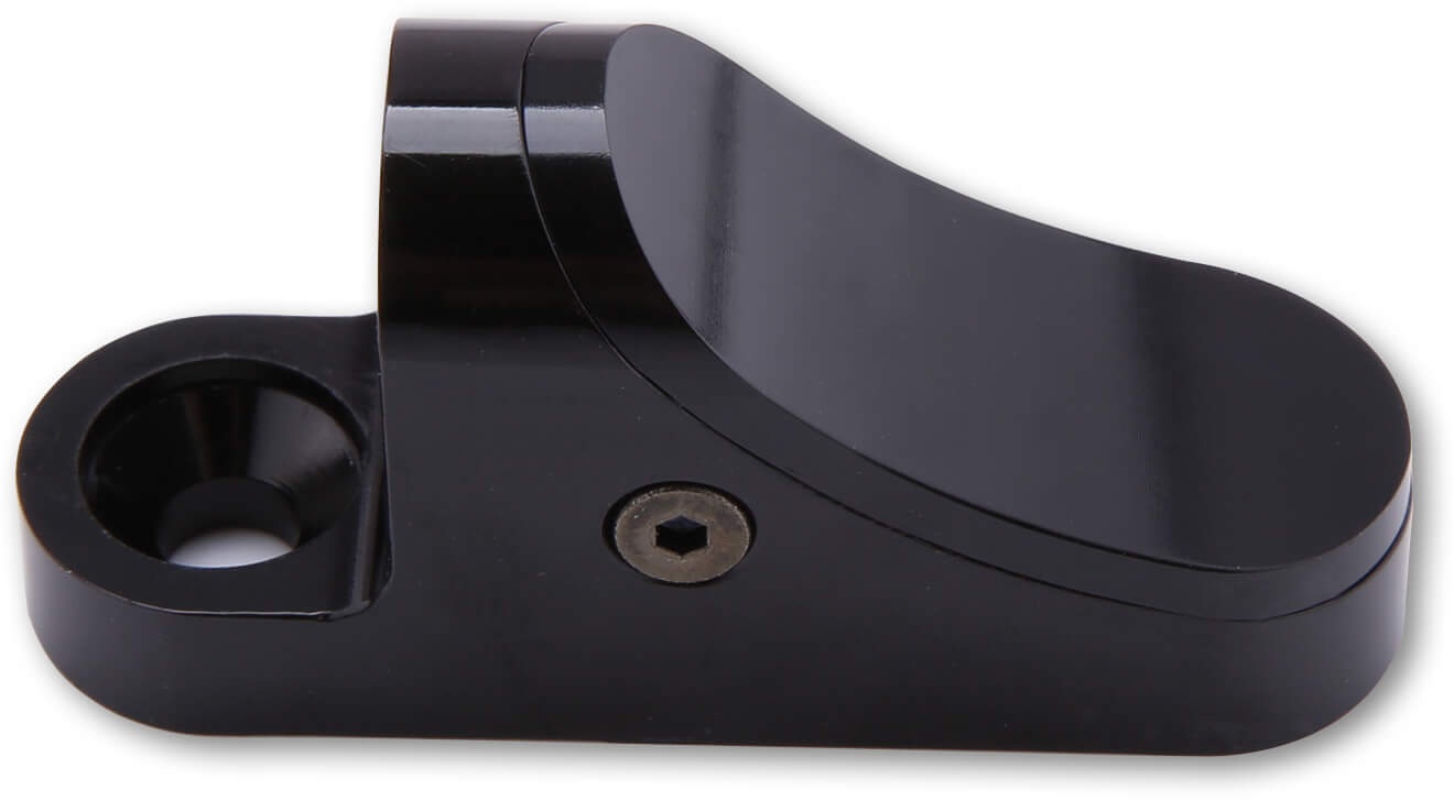 HIGHSIDER Universal adapter met afdekking, 60 mm lang, voor kuipspiegel, zwart, 60 mm