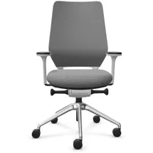 FM Helmets fm Bürostuhl Asiento, 4260761570402 Stoff grau, Gestell grau
