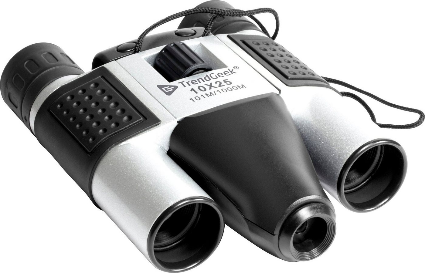 Technaxx TrendGeek mit integrierter Digitalkamera TG-125 10x25 Fernglas schwarz|silberfarben