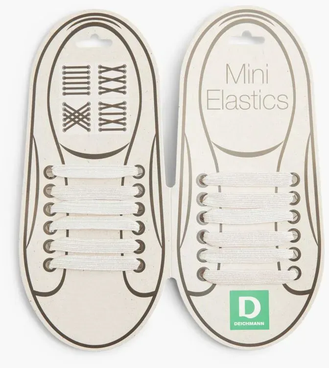 DEICHMANN Mini Elastics Schnürsenkel Offwhite, Damen, Größe: ONE_SIZE, Material: Gummi//Gummi,Synthetik, Material: Gummi,Synthetik - DEICHMANN Mini Elastics Schnürsenkel Offwhite, Damen, Größe: ONE_SIZE, Material: Gummi//Gummi,Synthetik, Material: Gummi,Synthetik - unisex - Offwhite