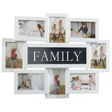 Kobolo Bilderrahmen Collage FAMILY8 in weiß | Gr.: onesize