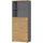 Germania Agenda Aktenschrank 80 x 40 x 197 cm grau